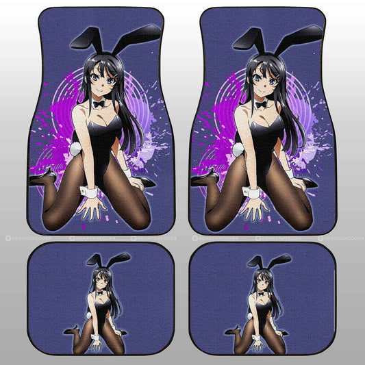 Sexy Girl Mai Sakurajima Car Floor Mats Custom Bunny Girl Senpai - Gearcarcover - 2
