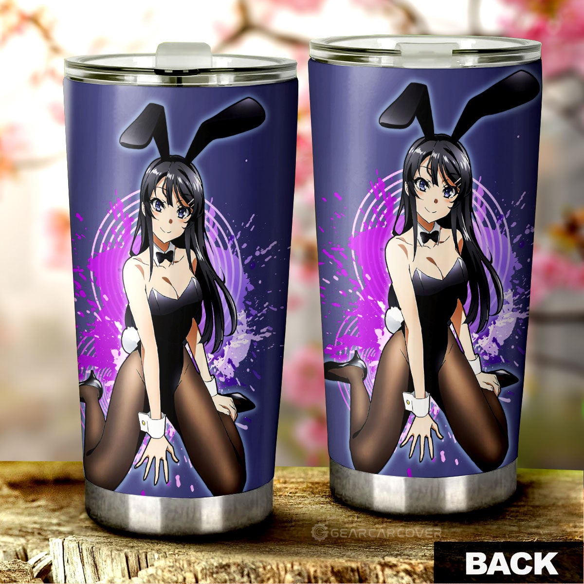 Sexy Girl Mai Sakurajima Tumbler Cup Custom Bunny Girl Senpai - Gearcarcover - 3