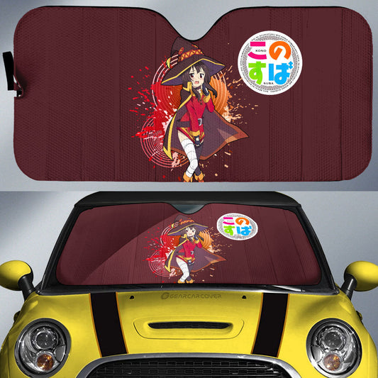 Sexy Girl Megumin Car Sunshade Custom Car Accessories - Gearcarcover - 1
