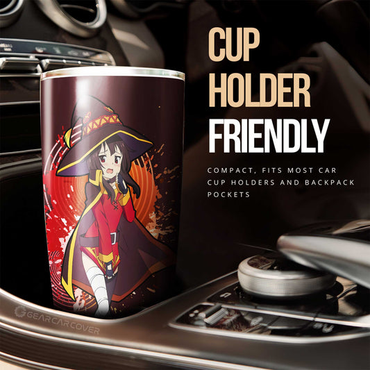 Sexy Girl Megumin Tumbler Cup Custom Car Accessories - Gearcarcover - 2