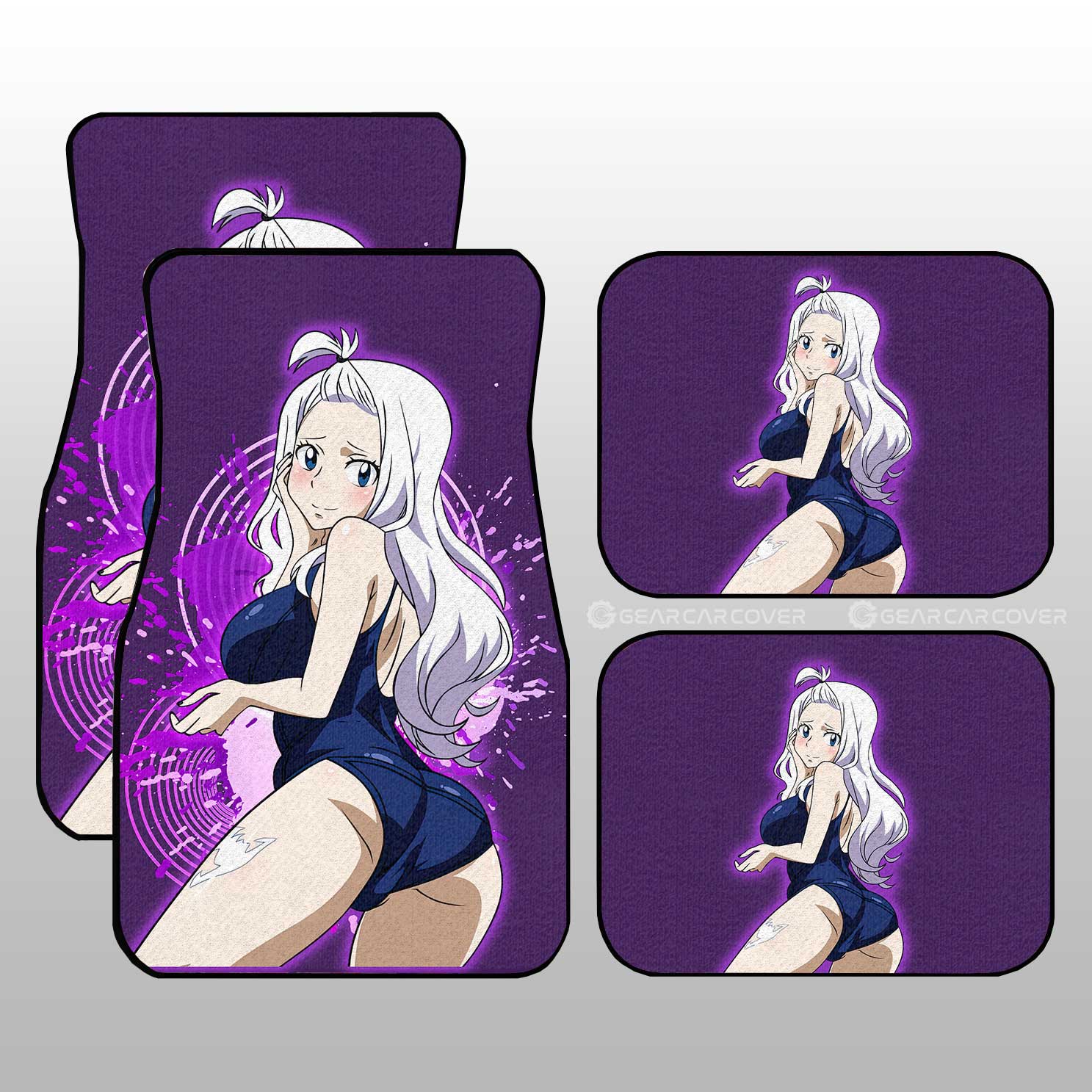 Sexy Girl Mirajane Strauss Car Floor Mats Custom - Gearcarcover - 1