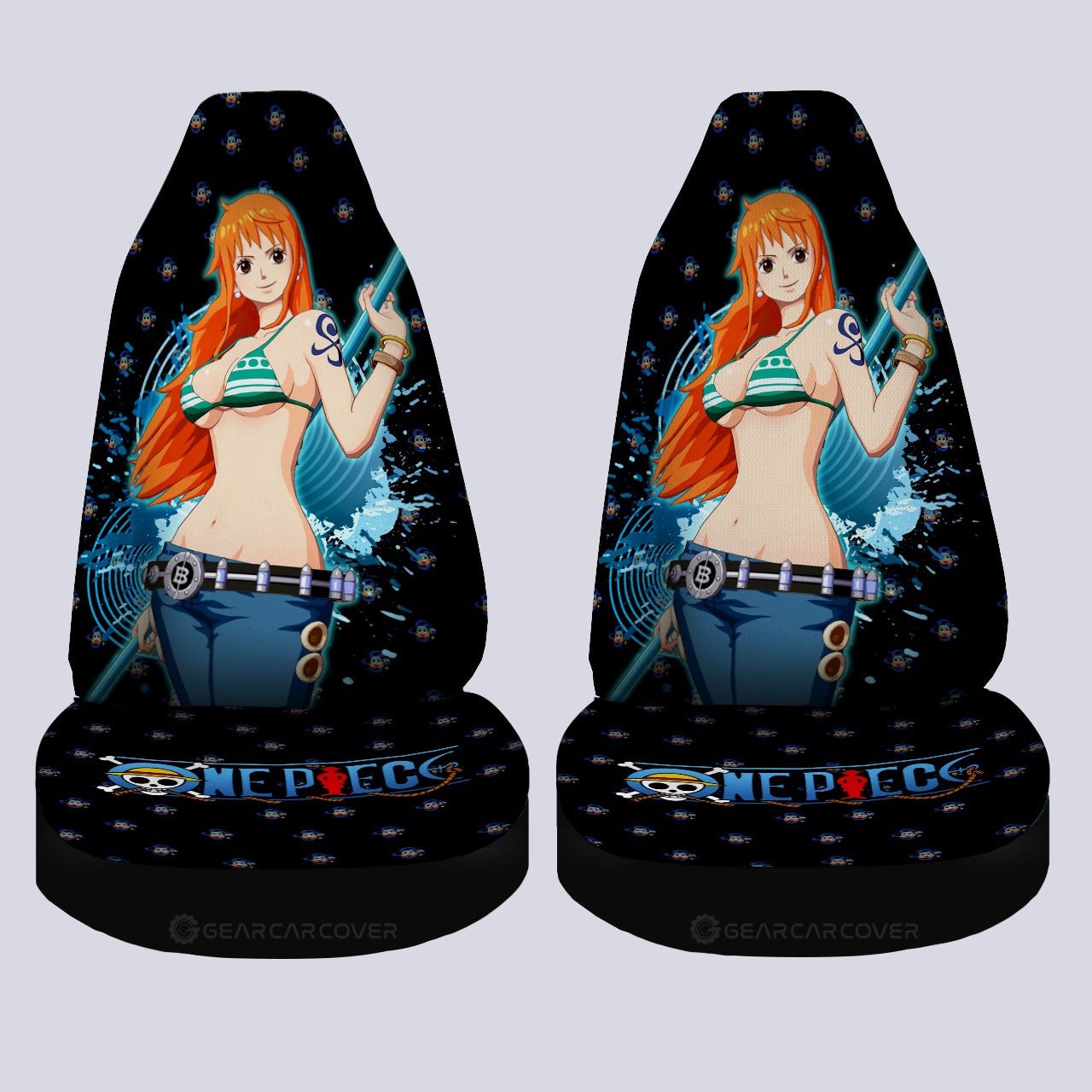 Sexy Girl Nami Car Seat Covers Custom - Gearcarcover - 4