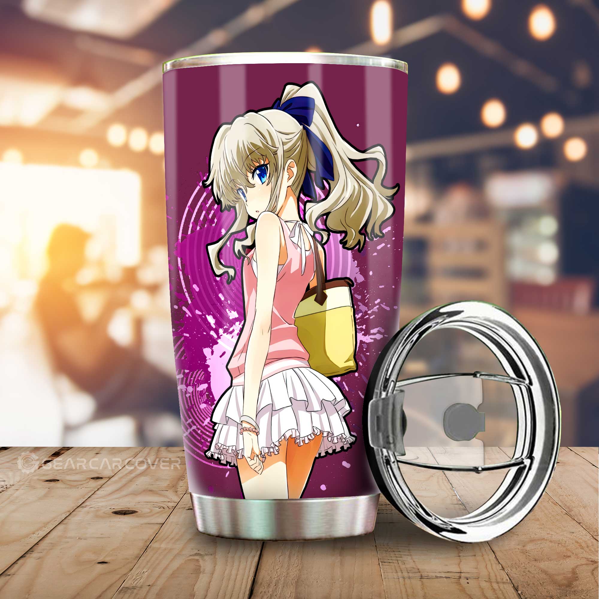 Sexy Girl Nao Tomori Tumbler Cup Custom Charlotte Car Accessories - Gearcarcover - 1