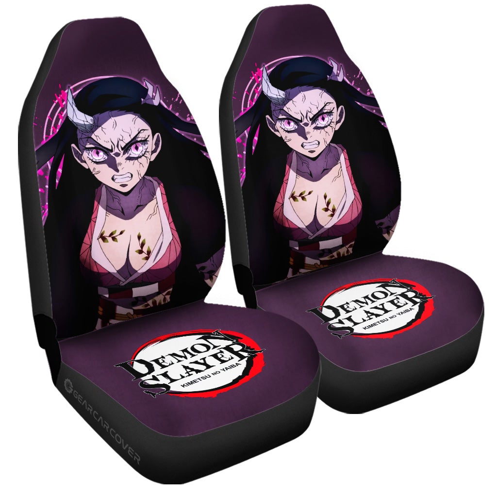 Sexy Girl Nezuko Car Seat Covers Custom - Gearcarcover - 3