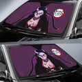 Sexy Girl Nezuko Car Sunshade Custom - Gearcarcover - 2