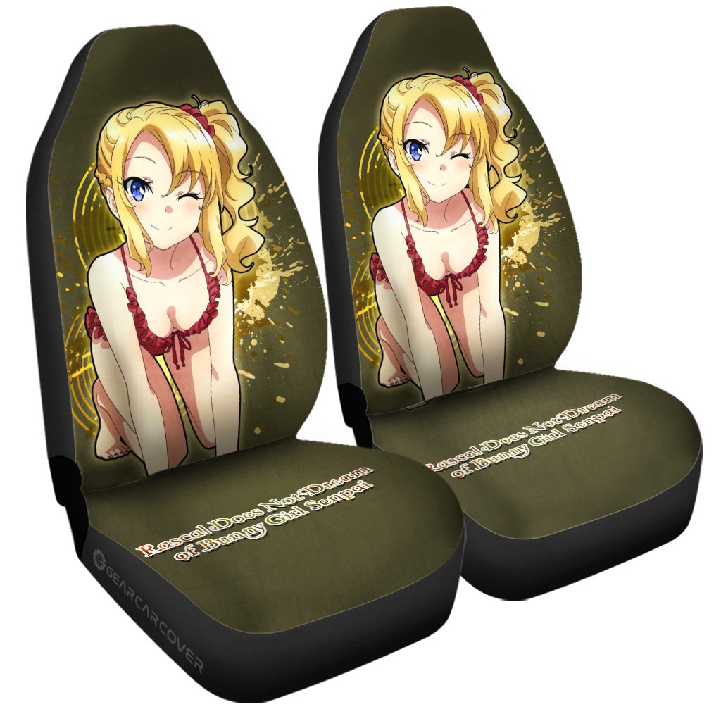 Sexy Girl Nodoka Toyohama Car Seat Covers Custom Bunny Girl Senpai - Gearcarcover - 3