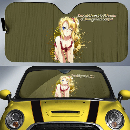 Sexy Girl Nodoka Toyohama Car Sunshade Custom Bunny Girl Senpai - Gearcarcover - 1