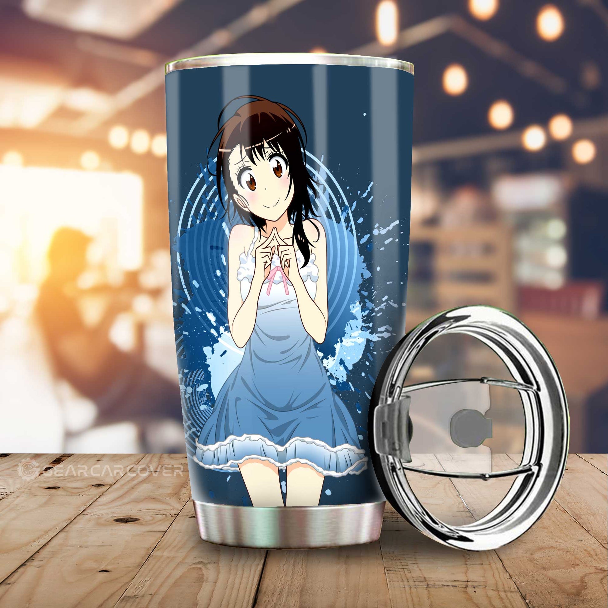 Sexy Girl Onodera Kosaki Tumbler Cup Custom Nisekoi Car Accessories - Gearcarcover - 1