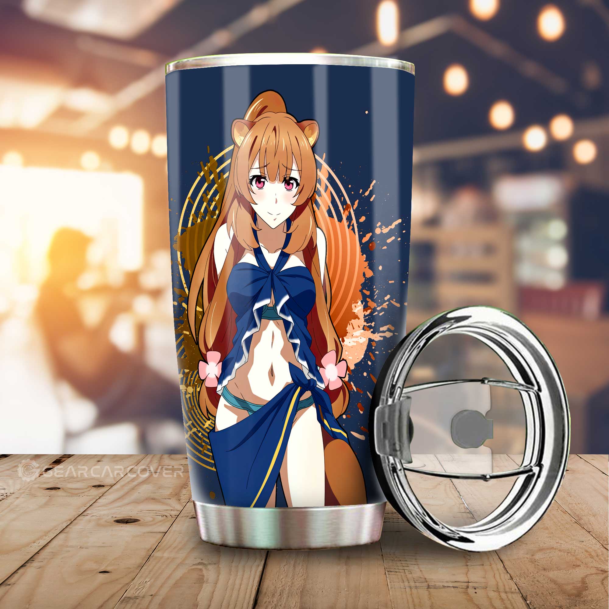 Sexy Girl Raphtalia Tumbler Cup Custom Shield Hero Car Accessories - Gearcarcover - 1