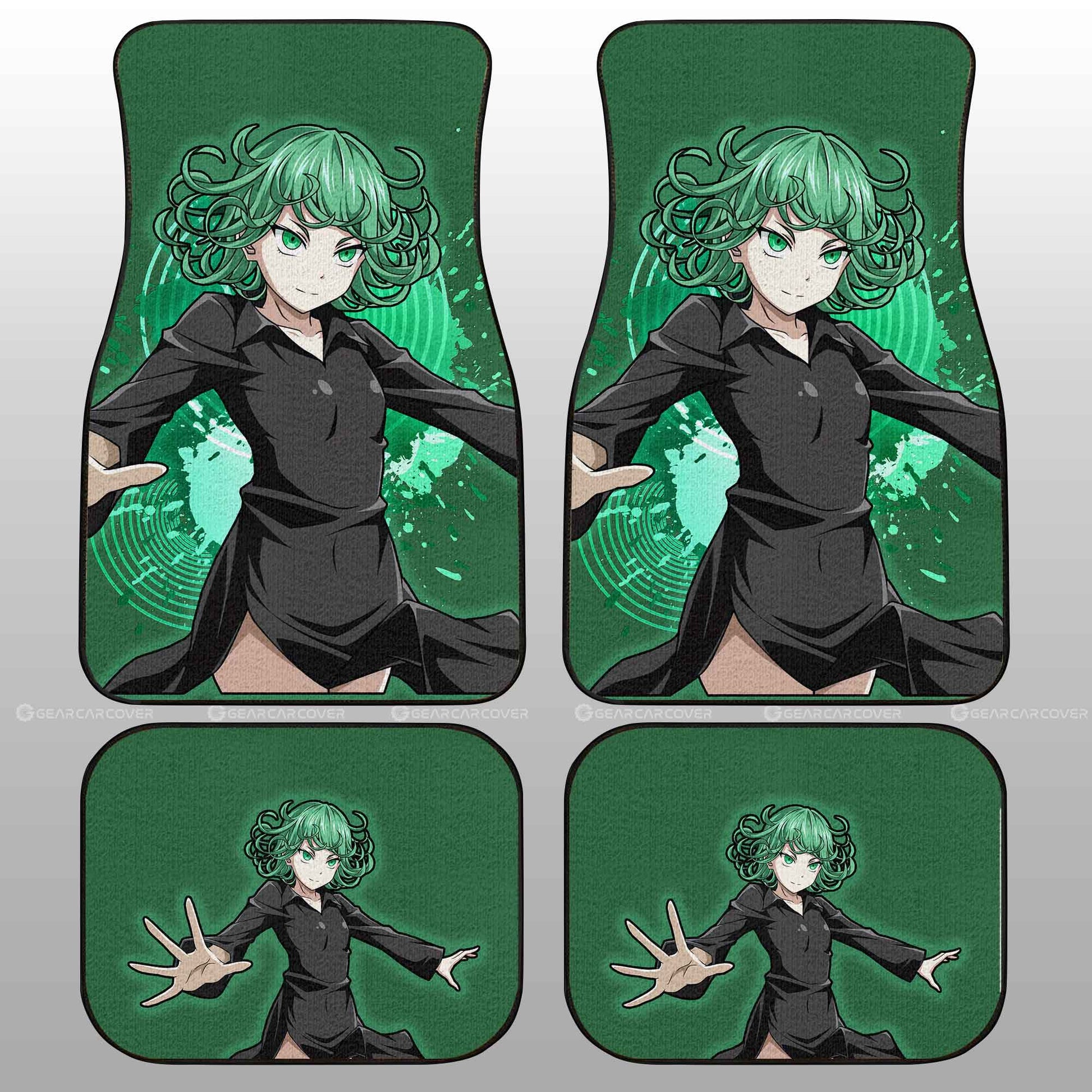 Sexy Girl Tatsumaki Car Floor Mats Custom Car Accessories - Gearcarcover - 2