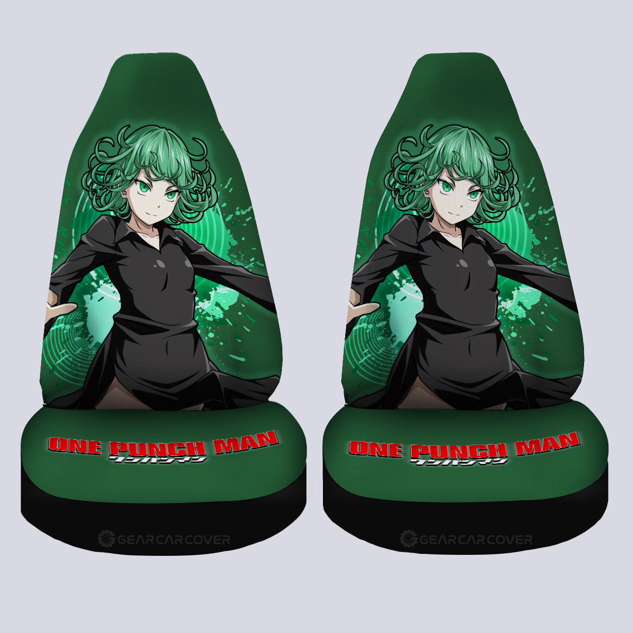 Sexy Girl Tatsumaki Car Seat Covers Custom Car Accessories - Gearcarcover - 4