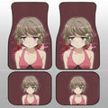 Sexy Girl Tomoe Koga Car Floor Mats Custom Bunny Girl Senpai - Gearcarcover - 2