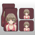 Sexy Girl Tomoe Koga Car Floor Mats Custom Bunny Girl Senpai - Gearcarcover - 1