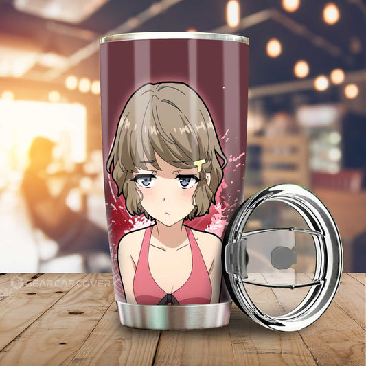 Sexy Girl Tomoe Koga Tumbler Cup Custom Bunny Girl Senpai - Gearcarcover - 1