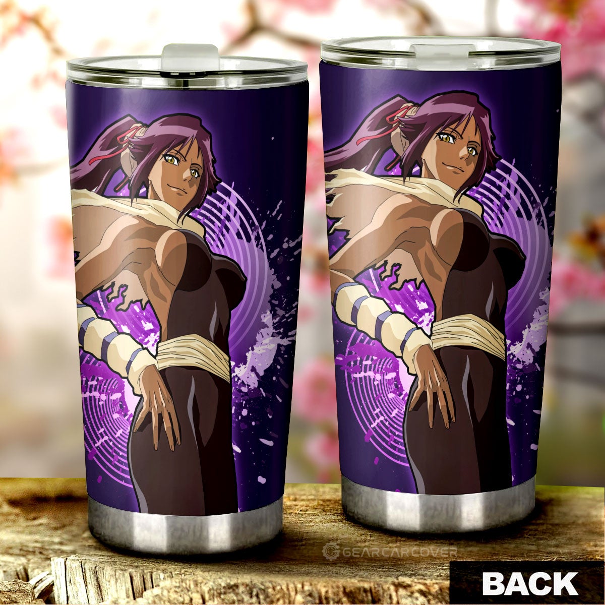 Sexy Girl Yoruichi Tumbler Cup Custom Bleach - Gearcarcover - 3