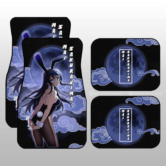 Sexy Mai Sakurajima Car Floor Mats Custom Bunny Girl Senpai Car Accessories For Fans - Gearcarcover - 1