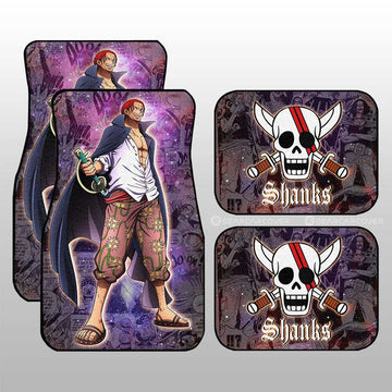 Shanks Car Floor Mats Custom Car Accessories Manga Galaxy Style - Gearcarcover - 1