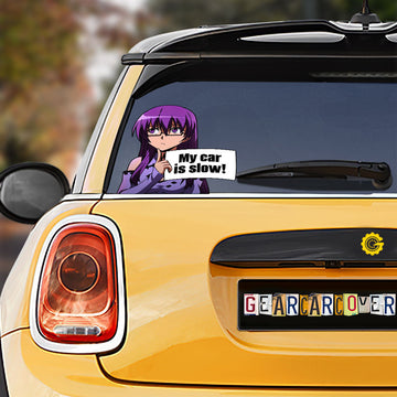 Sheele Car Sticker Custom My Car Is Slow Funny - Gearcarcover - 1