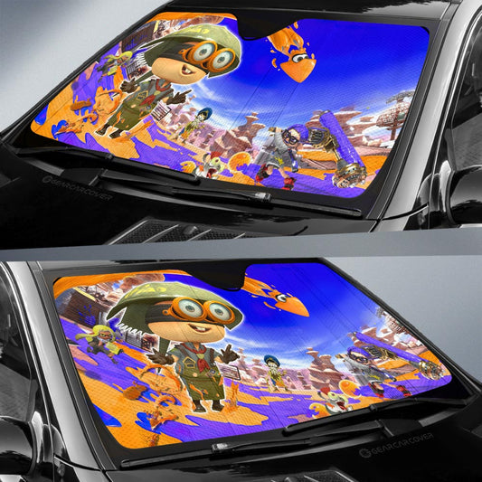 Sheldon Splatoon Car Sunshade Custom Car Accessories - Gearcarcover - 2