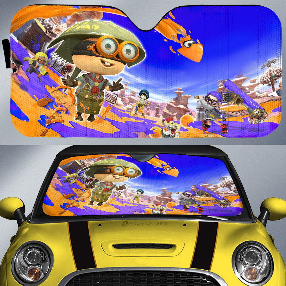 Sheldon Splatoon Car Sunshade Custom Car Accessories - Gearcarcover - 1