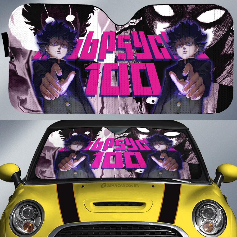 Shigeo Kageyama Car Sunshade Custom Mob Psycho 100 Anime Car Accessories For Fans - Gearcarcover - 1