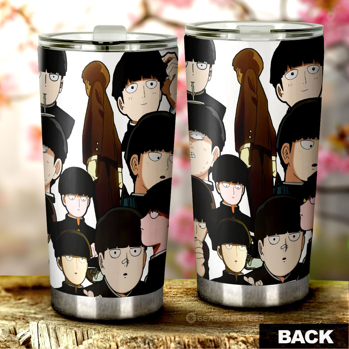 Shigeo Kageyama Tumbler Cup Custom Car Accessories - Gearcarcover - 3