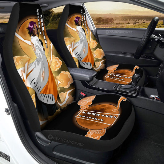 Shihouin Yoruichi Car Seat Covers Custom Bleach Car Interior Accessories - Gearcarcover - 1