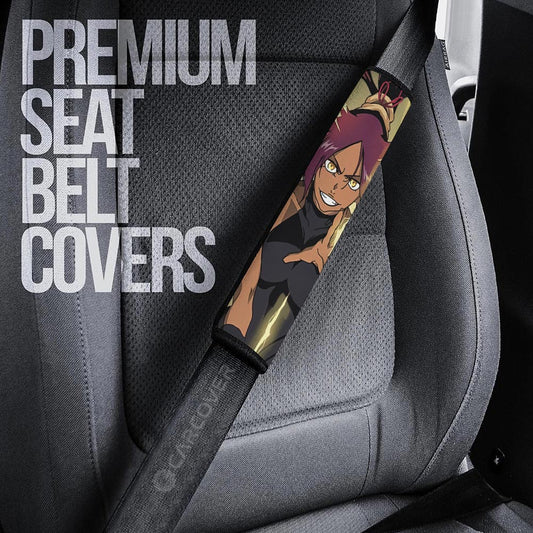 Shihouin Yoruichi Seat Belt Covers Custom Bleach Car Accessories - Gearcarcover - 2
