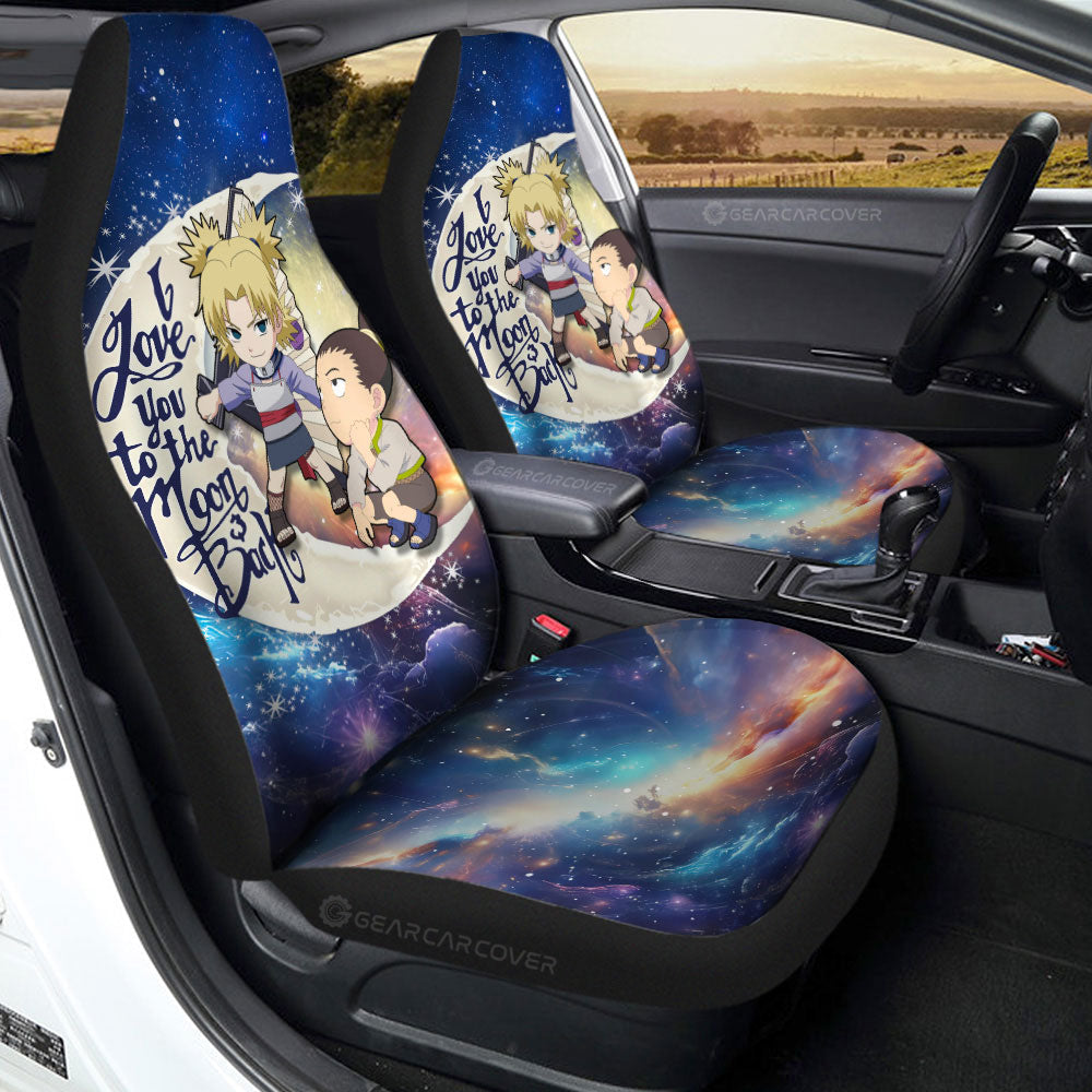 Shikamaru And Temari Car Seat Covers Custom Car Accessories - Gearcarcover - 2