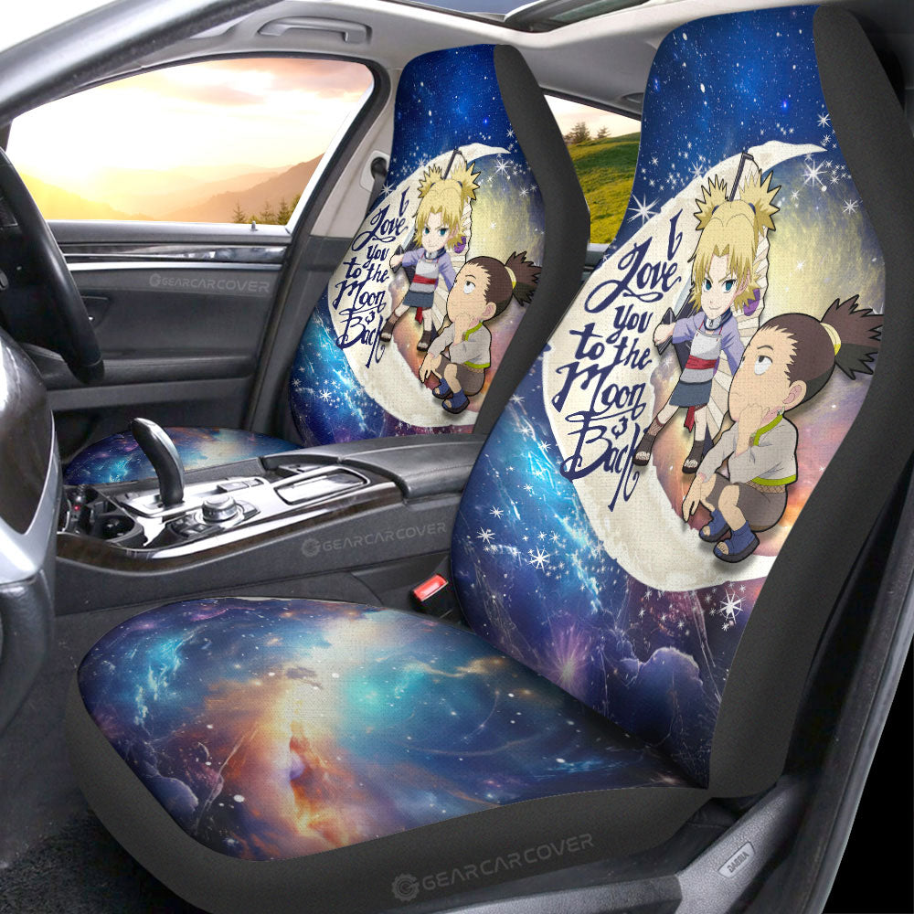 Shikamaru And Temari Car Seat Covers Custom Car Accessories - Gearcarcover - 1