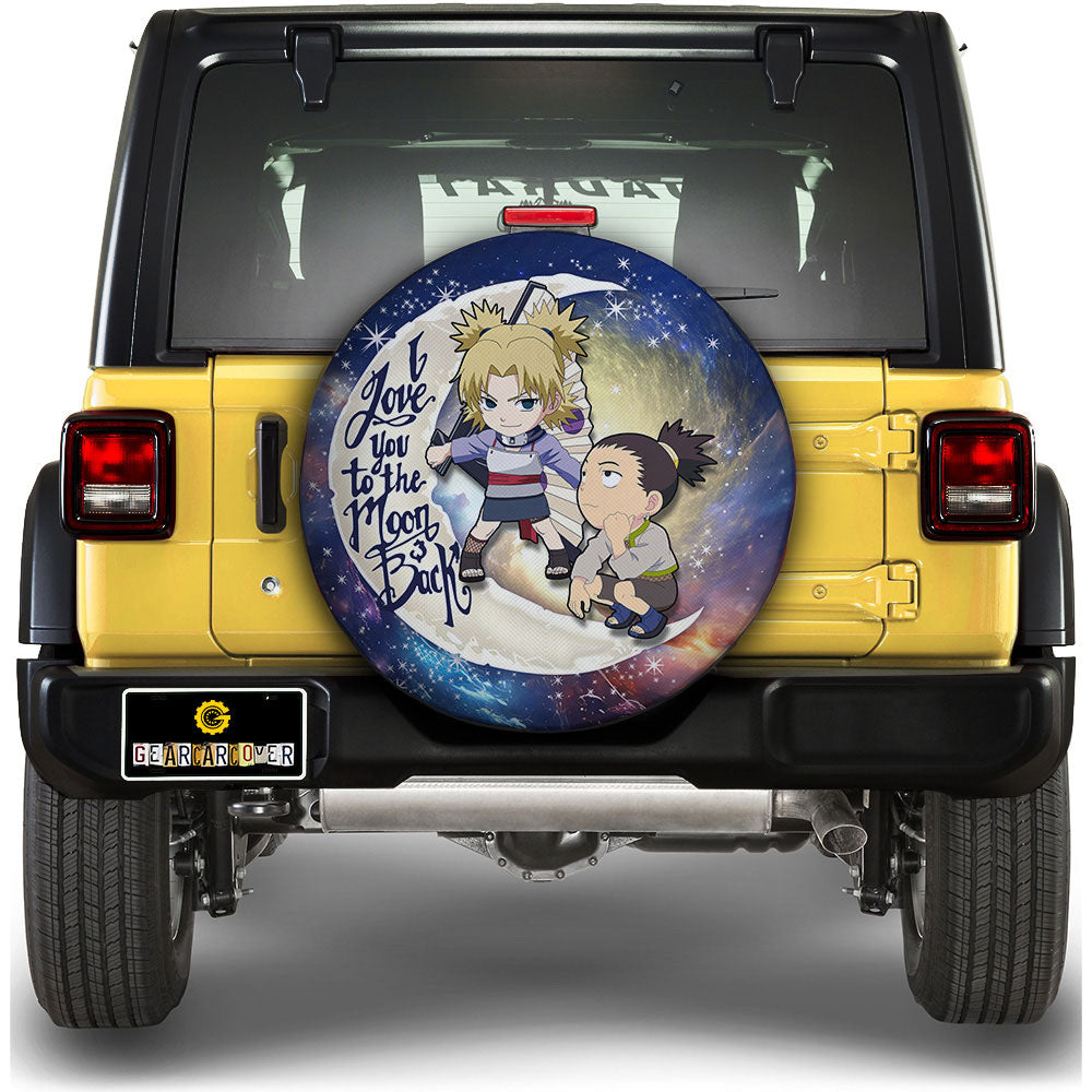 Shikamaru And Temari Spare Tire Covers Custom Car Accessories - Gearcarcover - 1