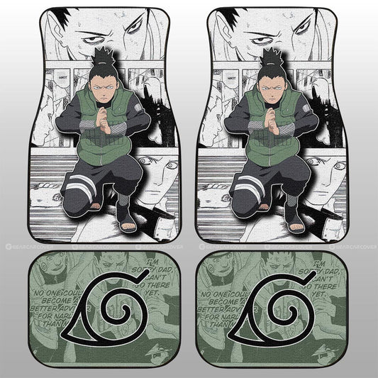 Shikamaru Car Floor Mats Custom Anime Car Accessories Mix Manga - Gearcarcover - 2