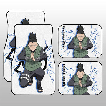 Shikamaru Car Floor Mats Custom Anime - Gearcarcover - 1