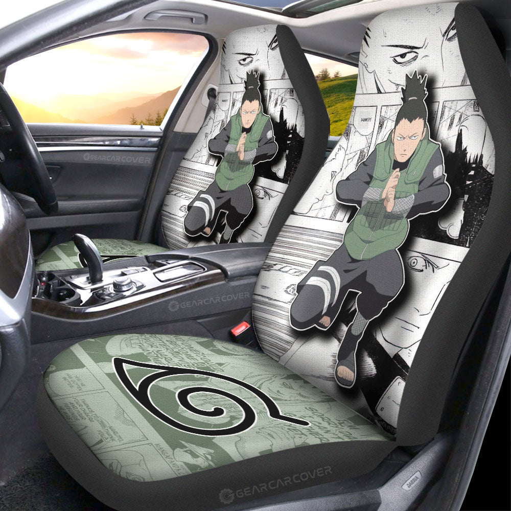 Shikamaru Car Seat Covers Custom Anime Car Accessories Mix Manga - Gearcarcover - 2