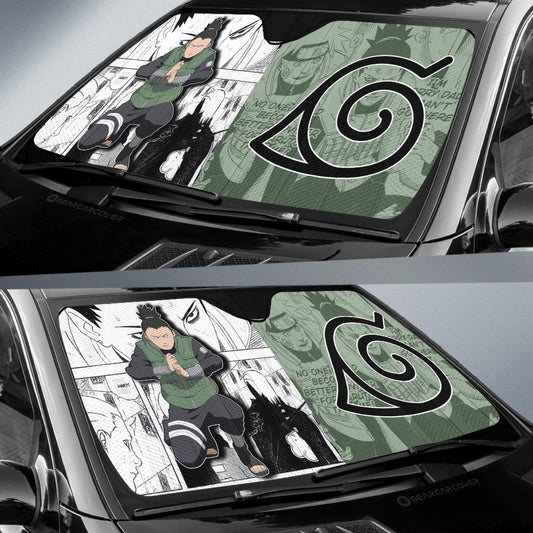 Shikamaru Car Sunshade Custom Mix Manga Car Accessories - Gearcarcover - 2