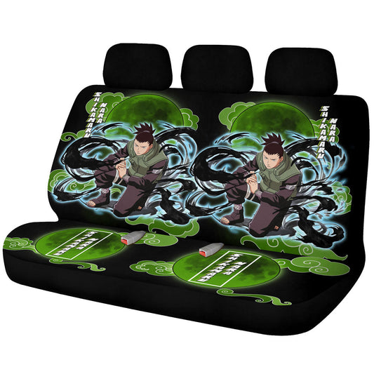 Shikamaru Nara Car Back Seat Covers Custom Anime Car Accessories - Gearcarcover - 1