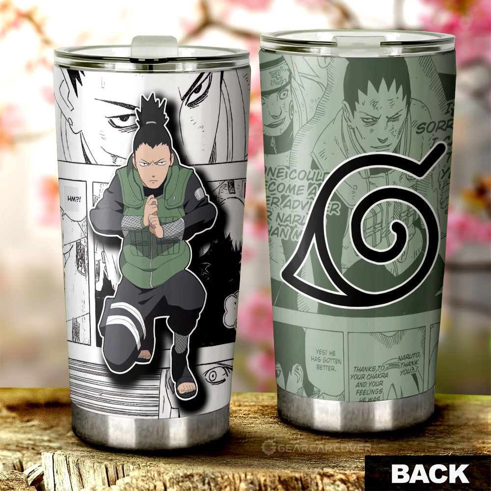 Shikamaru Tumbler Cup Custom Anime Car Accessories Mix Manga - Gearcarcover - 3