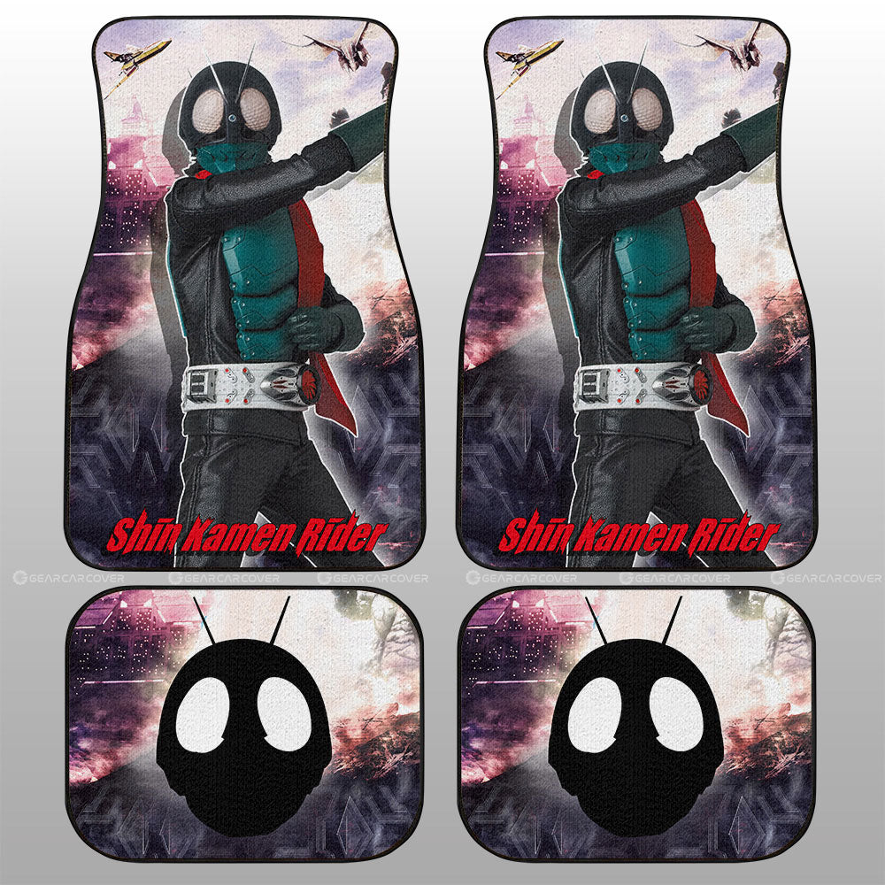 Shin Kamen Rider Car Floor Mats Custom Car Accessories - Gearcarcover - 1