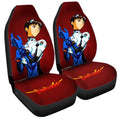 Shinji Ikari Car Seat Covers Custom NGE Car Accessories - Gearcarcover - 3