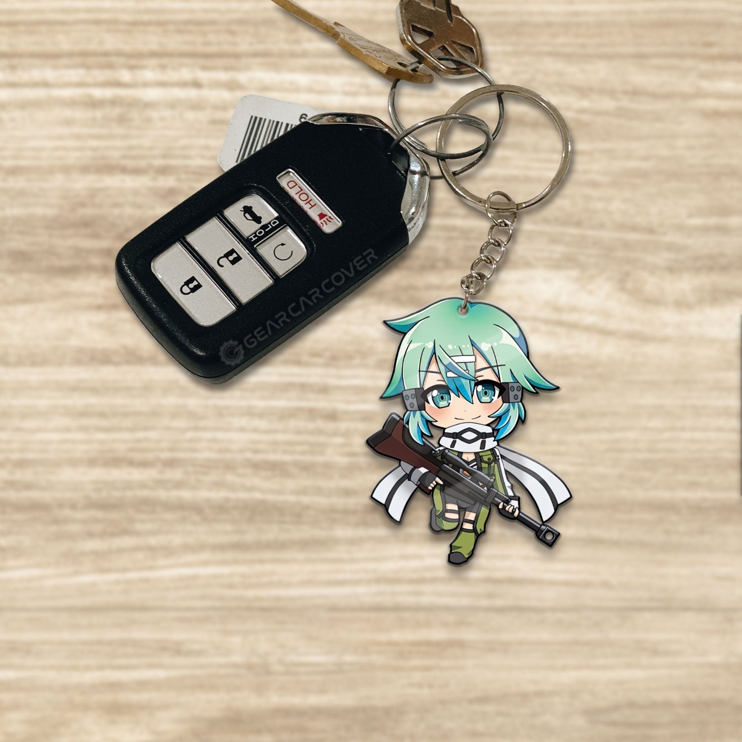 Shino Asada Keychain Custom Car Accessories - Gearcarcover - 1