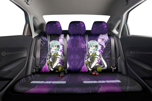 Shino Asada (Sinon) Car Back Seat Cover Custom - Gearcarcover - 2