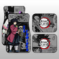 Shinobu And Giyuu Car Floor Mats Custom Mix Mangas - Gearcarcover - 2