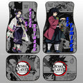 Shinobu And Giyuu Car Floor Mats Custom Mix Mangas - Gearcarcover - 1