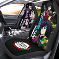 Shinobu And Giyuu Car Seat Covers Custom - Gearcarcover - 2