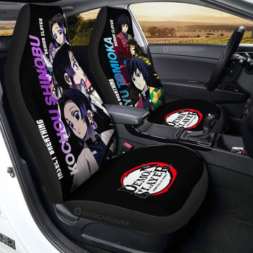 Shinobu And Giyuu Car Seat Covers Custom - Gearcarcover - 1