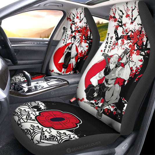 Shinobu And Tengen Car Seat Covers Custom Japan Style s - Gearcarcover - 2