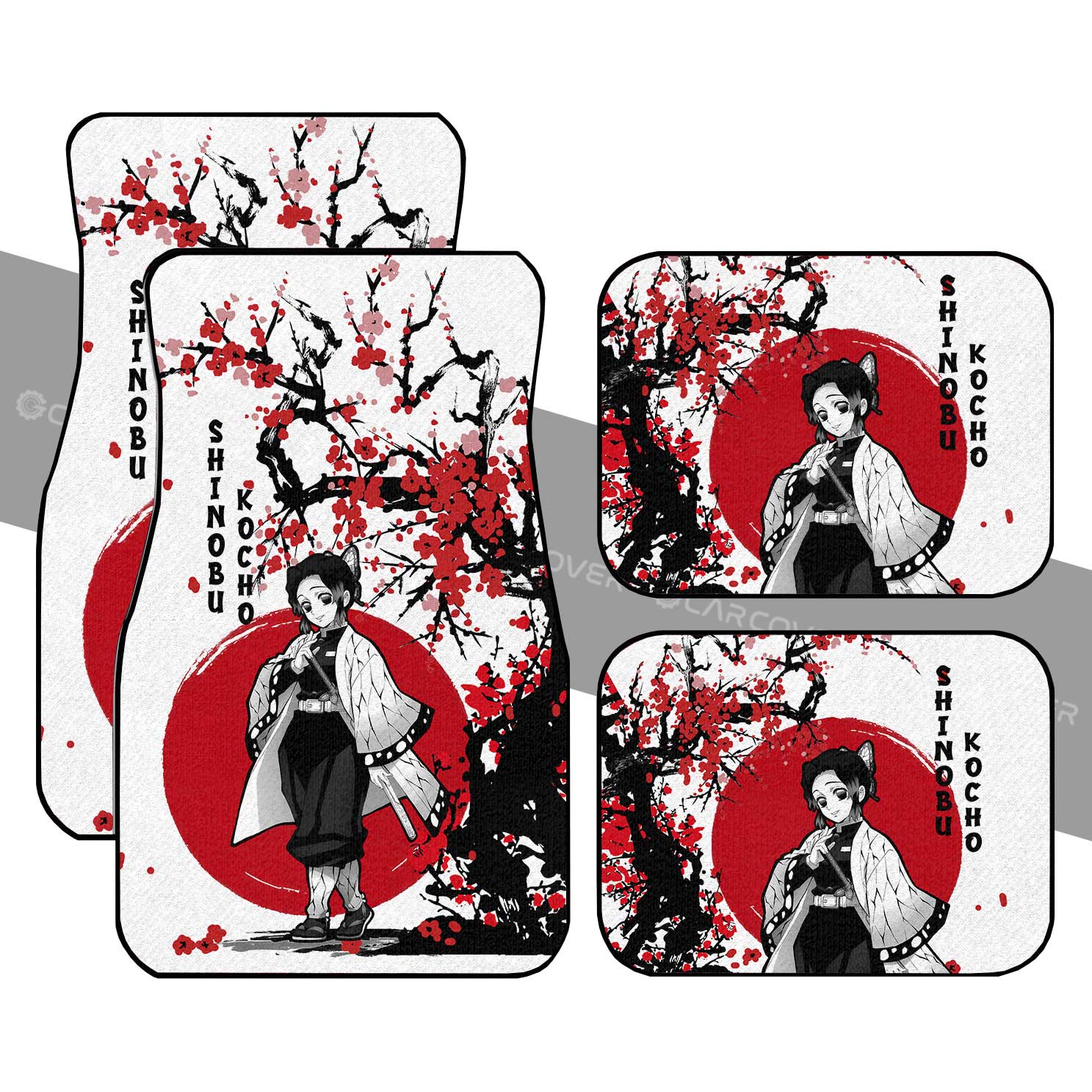 Shinobu Car Floor Mats Custom Japan Style Car Accessories - Gearcarcover - 1
