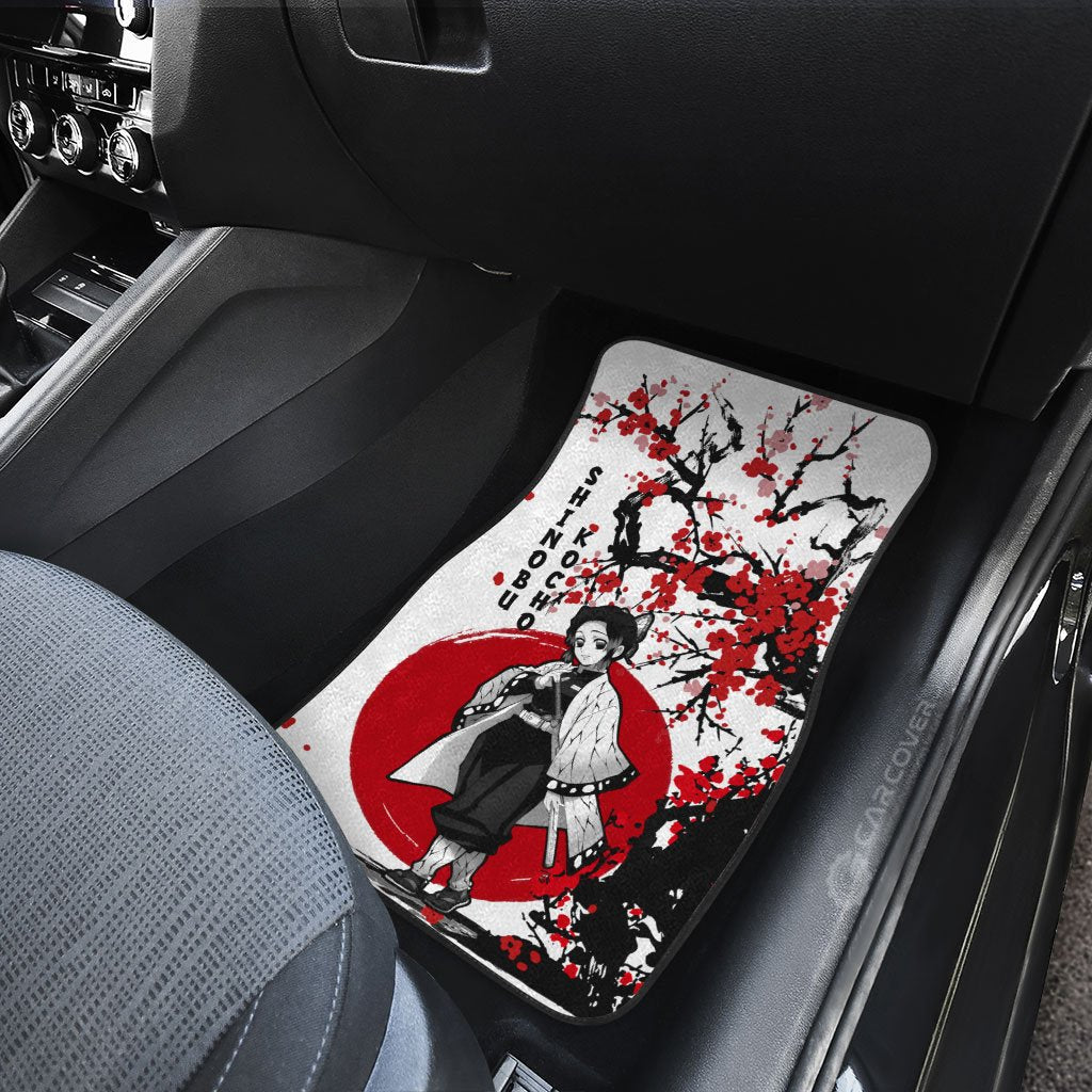 Shinobu Car Floor Mats Custom Japan Style Demon Slayer Anime Car Accessories - Gearcarcover - 4