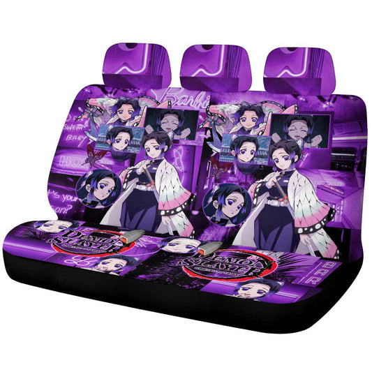 Shinobu Kocho Car Back Seat Cover Custom - Gearcarcover - 1