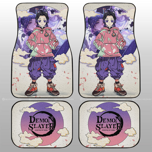 Shinobu Kocho Car Floor Mats Anime Collection - Gearcarcover - 1